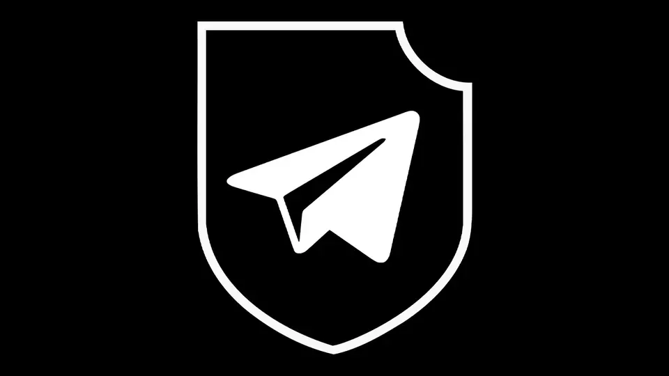 Logo of Terrorgram, which is a combination of the Telegram app logo and Waffen-SS insignia.