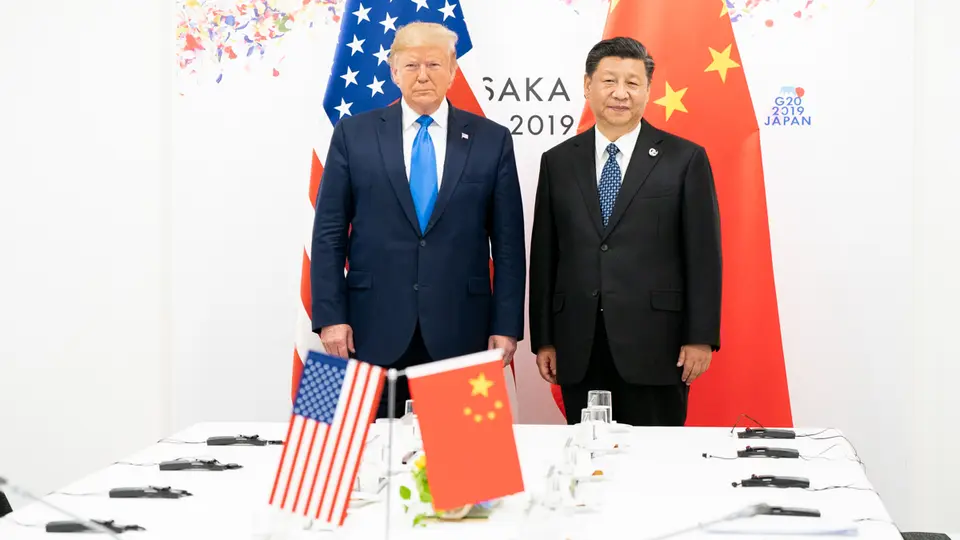 Xi Jinping and Donald Trump at the 2019 G-20 Osaka Summit