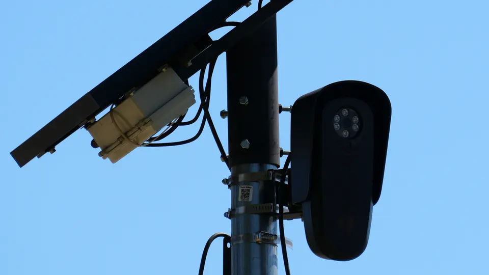 Flock camera installed along U.S. 77 in Waxahachie